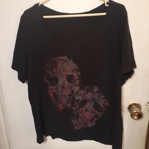 Floral Skull Tee